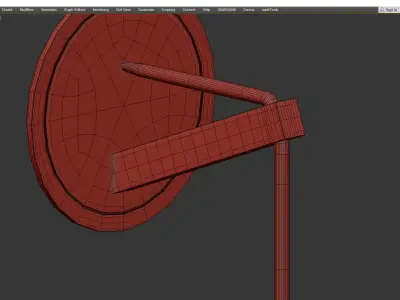 CHAMONIX SCONCE Low-poly 3D model