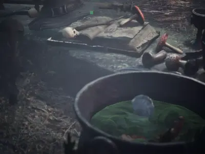 Witch Props 79 Assets Low-poly 3D model