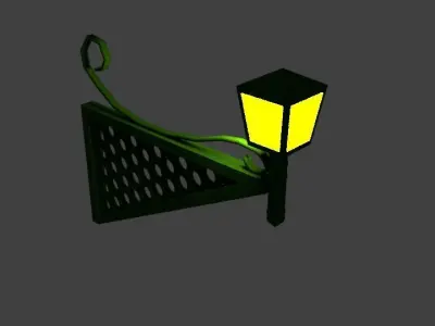 Wall Lamp 1 3D model