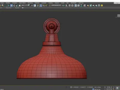 CARSON STRAIGHT ARM LED WALL FIXTURE Low-poly 3D model