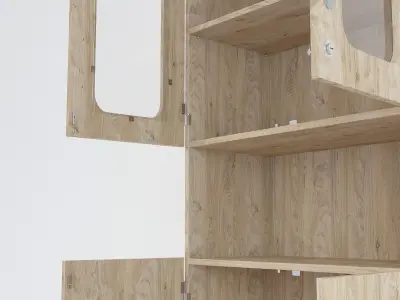 Wooden Cabinet 26 3D model