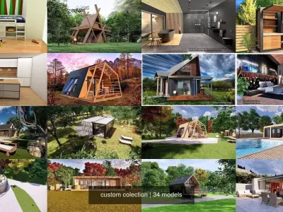 custom colection 3D Model Pack