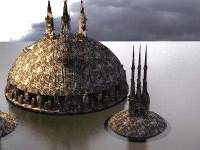 Sci-Fi Dome designs 3D model