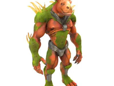 BeastBound Guardians - Anthro Warrior Collection 3D print model