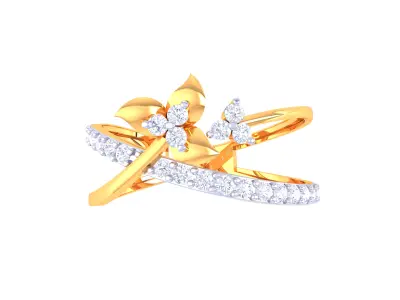 Women Ring  Render 3dm STL OBJ FBX Details 3D print model 314