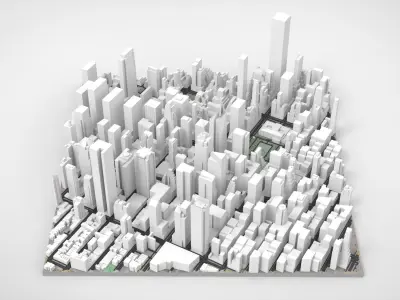 Midtown Manhattan New York United States  3D model
