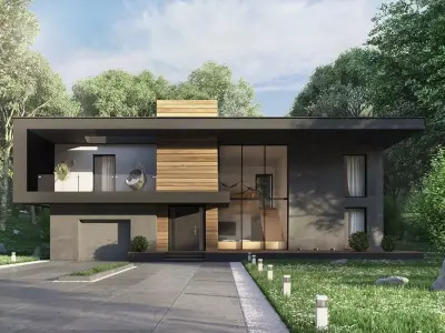 Azure House 3D model