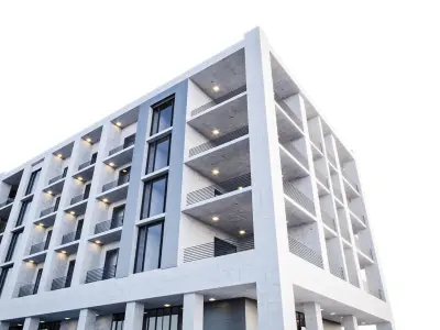 Apartment Building 3D model