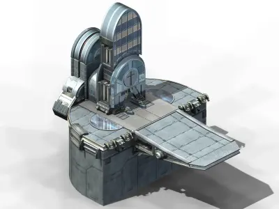 Science Fiction - Church 01 3D model