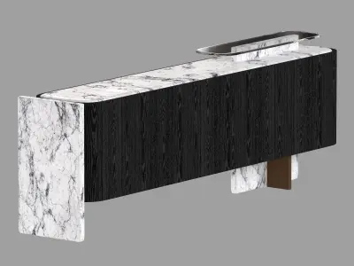 Home Buffet Layer Low-poly 3D model