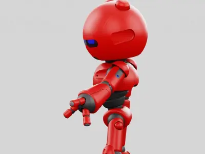 HELL BOY BOT  RIGGED 3D model