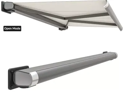 Mechanical sunshade 3D model