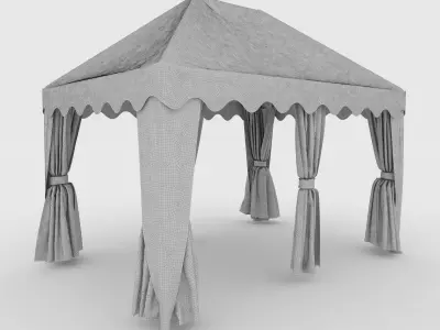 Gazebo Tent 9 250 cm X 350 cm 3D model