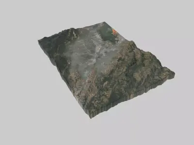 San Jose City Low-poly 3D model