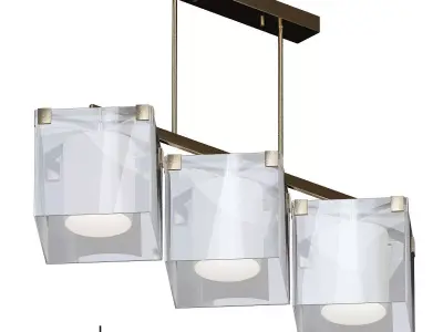 Hudson Valley Achilles Island Chandelier 3D model