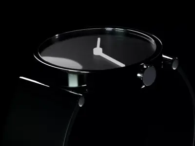 Wrist watch Low-poly 3D model
