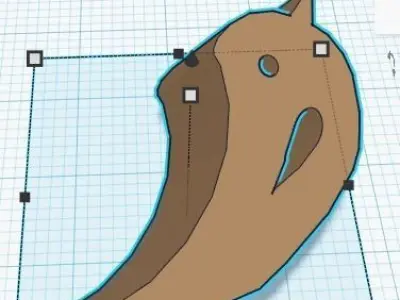 bird door stop 3D print model