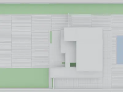 Modern Villa 3D model 22