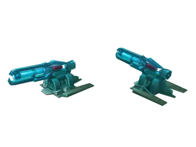 Rotating Fort - Common Fortress 02 3D model