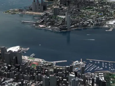 Hong Kong City 3D model