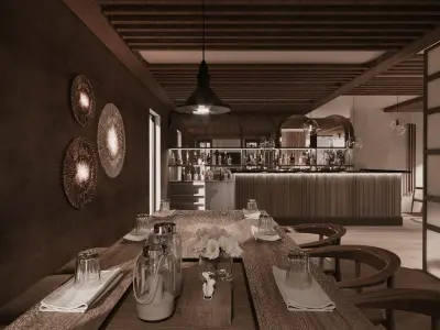 coffee shop 3D model