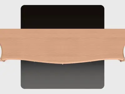 Carved tv table for CNC 03 3D model