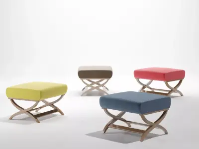 Fiorenza Ottoman 3D model