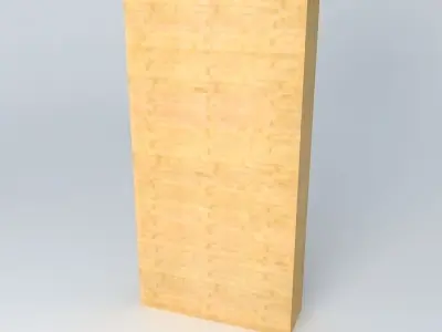 Shelf Cabinet DOORS HREG8FP 22 12 BRW Milano Oak 3D model