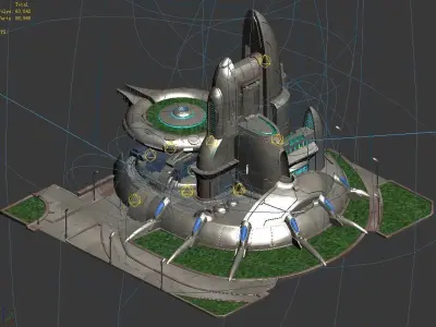 Ship Machinery Building - Team Lord 04 3D model