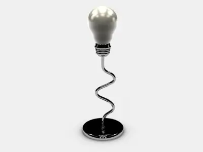 Light bulb lamp 3D model