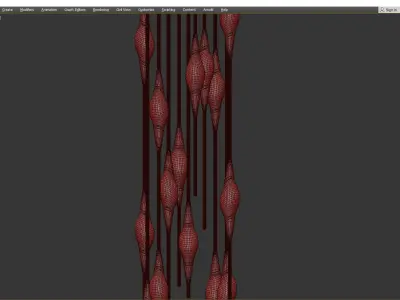 IL PEZZO 12 CLUSTER CHANDELIER Low-poly 3D model