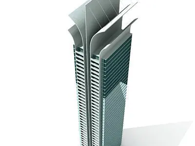 Modern City Building 3D model