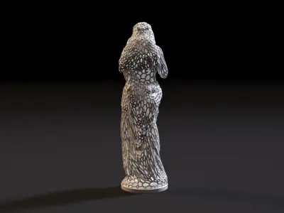 Figurine woman 3D print model