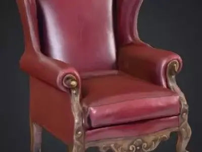 Armchair 3D model 3
