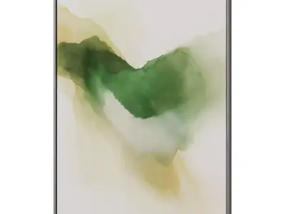 Set of 3 Abstract Paintings in Frames 3D model 16