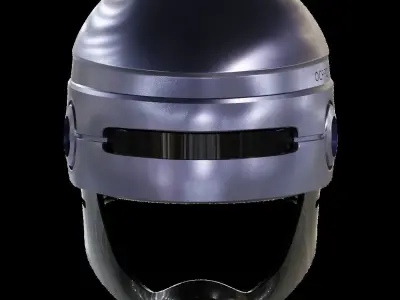 Robocop helmet 3D print model