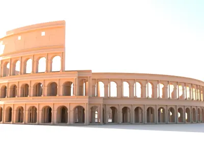 Coliseum 3D Model 3D model
