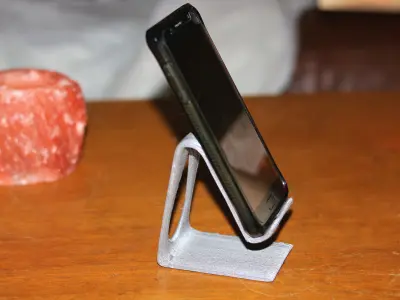 Curvy Phone Stand 3D print model