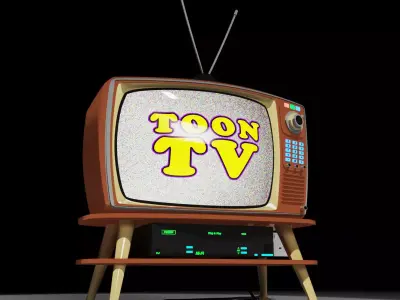 Toon TV 3D model