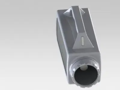 Hand light Free 3D model