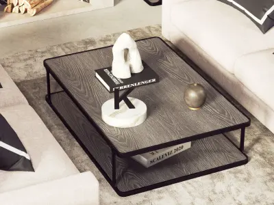 Modern Living Room 212 3D model