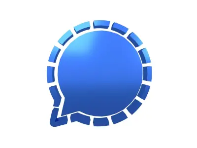 Signal Logo v1 003 Free low-poly 3D model