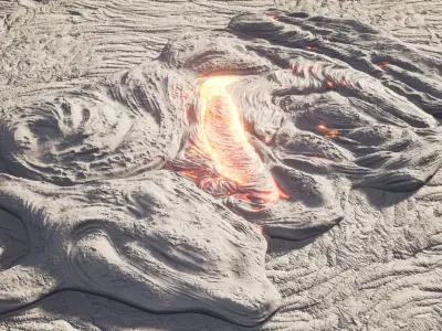 lava rock 3D model