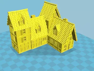 Medieval House 66 3D print model