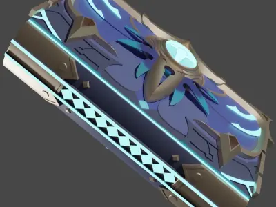 Wine and Song - Mona Book - Catalyst Weapon - Genshin Impact 3D print model
