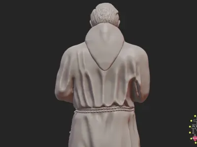 Saint Pio of Pietrelcina - Statue Free 3D print model