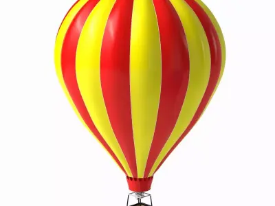 Hot Air Balloon 03 3D model