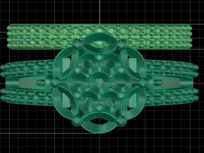 Jewelry ring 145 3D print model