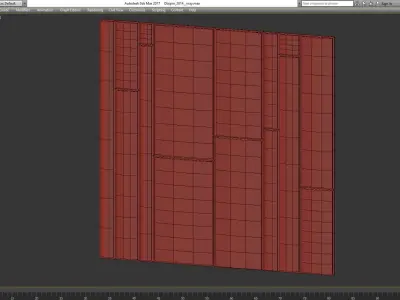 Wall Panel Decoration 3d model Low-poly 3D model