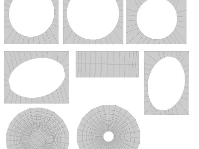 Glass bowl and chair  Free low-poly 3D model